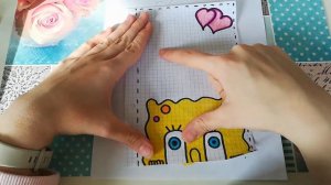 Первое видео на канале!!! Оформление странички в личном дневнике!!!