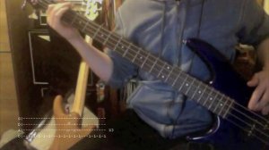 Down With The Sickness bass tutorial w/ real time tablature