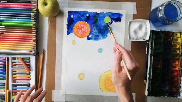 Рисуем КОСМОС/Рисование для детей