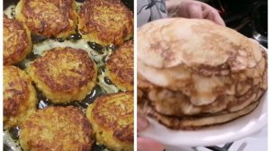 НА ЗАВТРАК, СЛАДКИЕ БЛИНЧИКИ // НА УЖИН, ВКУСНЫЕ КАПУСТНЫЕ КОТЛЕТЫ...