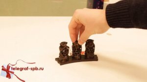 Статуэтка - Три обезьяны (ничего не вижу ничего не слышу ничего никому не скажу)