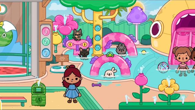 Исследуем Аквапарк в игре Тока Бока Toca Boca смотреть онлайн