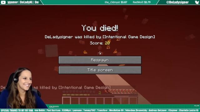 Killed by Intentional Game Design | Minecraft | Twitch Clip | смотреть онлайн