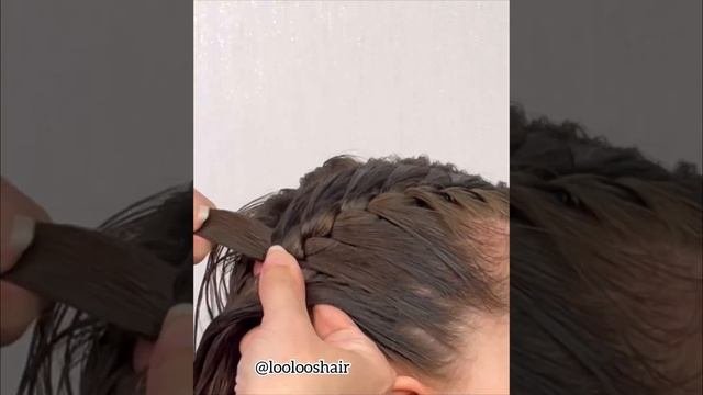 ??Short Video Cute Easy French Braided Pigtail Updo Hairstyle??#short #shorts #shortvideo #hair
