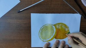 как нарисовать лимон для любителя