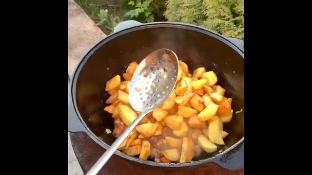 Вкусное Жаркое по-кубански в казане!