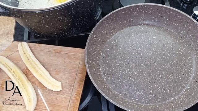 Овсяная каша рецепт. Овсяная каша с жареным бананом. Овсянка на молоке.