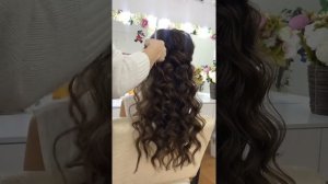 Прическа мальвинка из локонов