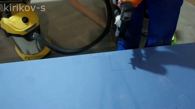 лобзиковая насадка Интерскол "мультимакс"  в работе