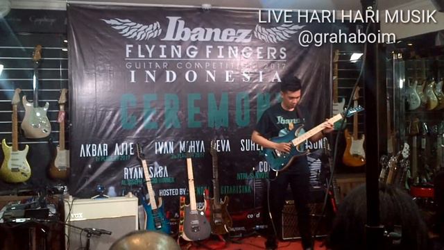 1st Place Winner of ibanez flying fingers indonesia 2017 Akbar ajie part 2 смотреть онлайн