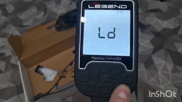 Сброс Нокта макро легенд до заводских настроек. Nokta-makro Legend.