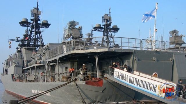 Проходящий ремонт и модернизацию фрегат Маршал Шапошников вышел на испытания смотреть онлайн
