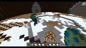 Mutant Zombie Vs Mutant Snow Golem - Minecraft Mob Battles - Mutant Creatures Mod