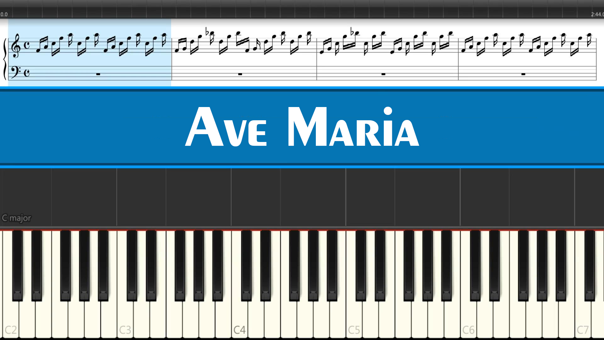 Ave Maria И.С. Бах - этой музыке более 300 лет, вы можете научиться её играть на пианино легко смотреть онлайн