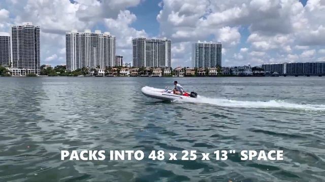 New Saturn Inflatable V-Keel KaBoat VK380 смотреть онлайн