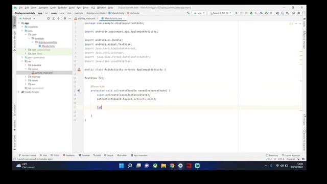 Display current date смотреть онлайн