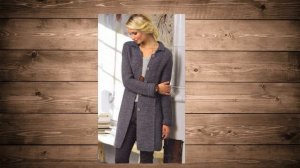 Стильное Вязаное пальто и пончо. Вязание спицами.Knitted coat and poncho. Knitting