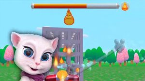 АНЖЕЛА играет FIRE в Gocco Fire Truck: 3D Kids Game videos for kids