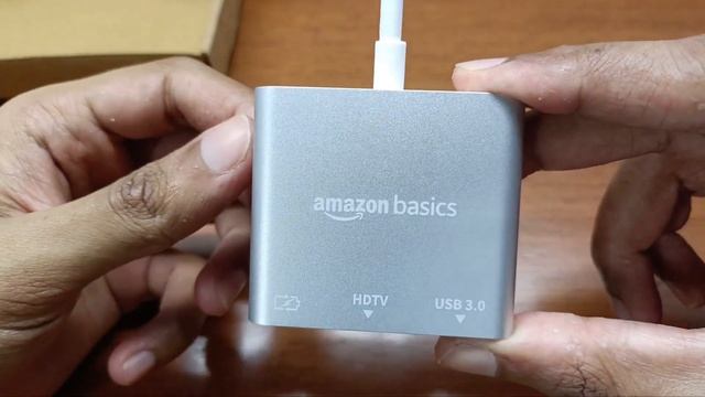 Amazon Basics 3-in-1 USB Type C to HDMI Adapter - Unboxing and Review