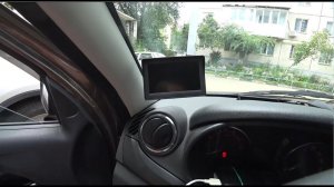 LADA GRANTA FL Часть 3. Установка монитора Прокладка проводки задней камеры видеонаблюдения