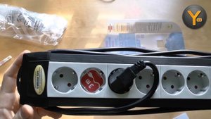 Brennenstuhl Premium Line 30.000A 6-fach Steckdosenleiste mit Überspannungsschutz