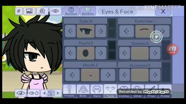 Делаю аниме персонажейGacha life на русском