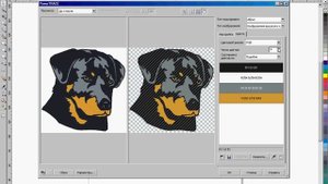 Wilcom EmbroideryStudio e4.2 уроки курсы Преобразование картинки в дизайн вышивки автоматом