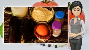 Овощная запеканка с баклажанами