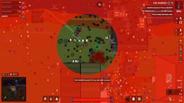 Surviv.io 50v50 Gameplay With Dramatic Music
