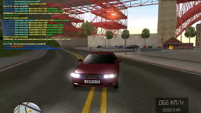 MTA Drive World RP #3: Работа такси