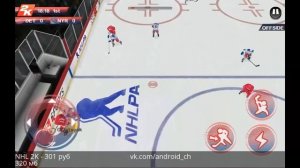 NHL 2K - Лучший симулятор хоккея на Android(Review)