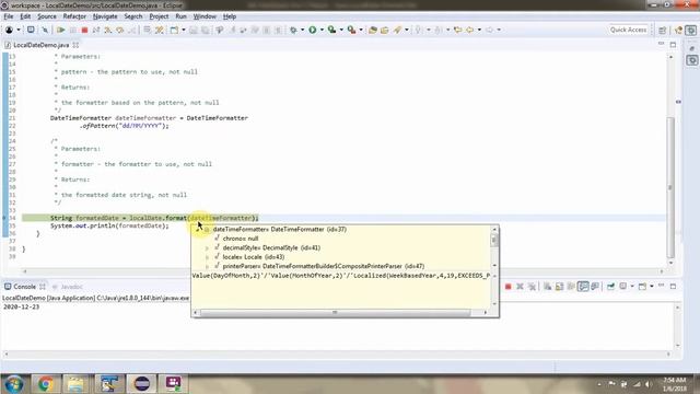 How to format the date using DateTimeFormatter? | Java 8 LocalDate Class | Java 8 Date and Time