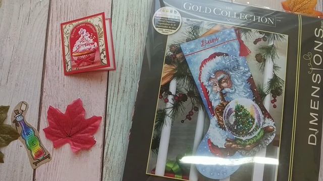 #рукодельныепокупки октября  #дименшенс #миллхилл /обзор набора /вышивка крестом