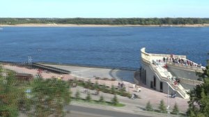 Концерт в амфитеатре на набережной Волгограда