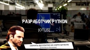 Разработчик Python [OTUS] скачать бесплатно