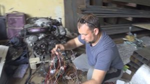 Запуск двигателя 3uz fe на поддоне