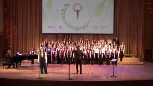 "Дорога журавлиная" (Т. Попатенко / Ю. Островский) - Большой детский хор ЖУРАВУШКА