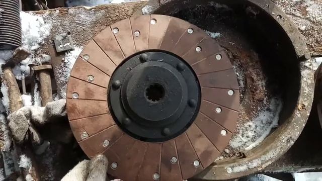Диск сцепления трактора Т 40/Tractor coupling disk T 40 смотреть онлайн