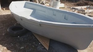 Рыбацкая шлюпка готова, и как выглядят наши лодки через 4 года!