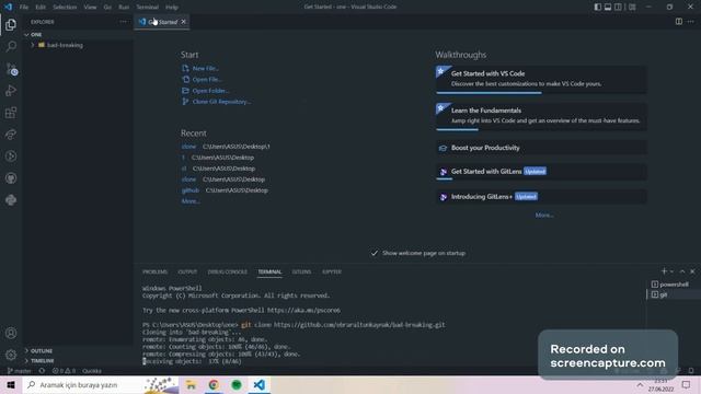 Github proje klonlama / смотреть онлайн