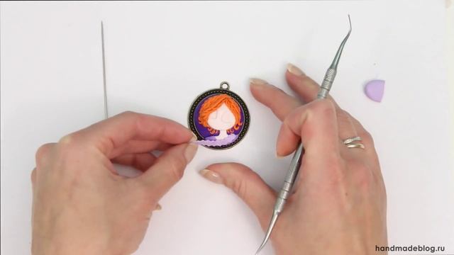 Рыжая малышка из полимерной глины - мастер-класс. смотреть онлайн