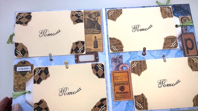 Скрапбукинг. Альбом на юбилей 65 лет Ретро смотреть онлайн