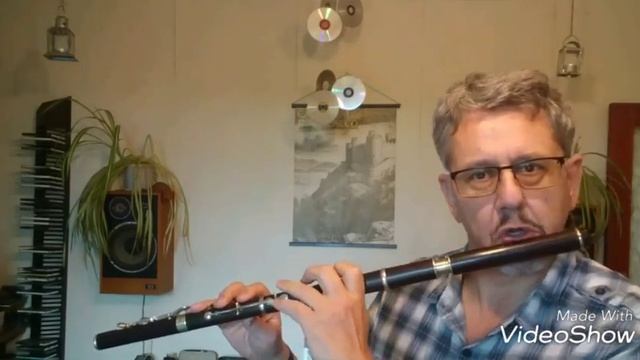 Michel Vermeulen's anon English flute (overhauled) Demo 2 (scales etc.) смотреть онлайн