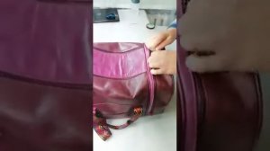 Русакова . Обучение.Новый видео мастер класс по пошиву Дорожной/ спортивной сумки из кожи