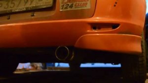 выхлоп Kakimoto на Mazda Demio DY