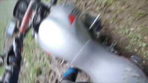 BMW R 1150 GS Adventure stuck in mud