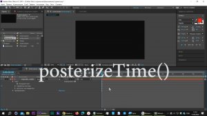 Выражения. Метод posterizeTime() в After Effects