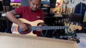 Tagima TBM5 bass guitar Unboxing