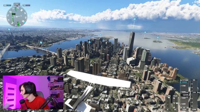 УСЛАДА ДЛЯ ГЛАЗ | MICROSOFT FLIGHT SIMULATOR смотреть онлайн