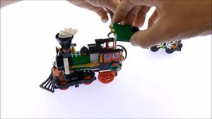 Lego Creator 10254 Motorization Winter Holiday Train - Lego Speed Build Review